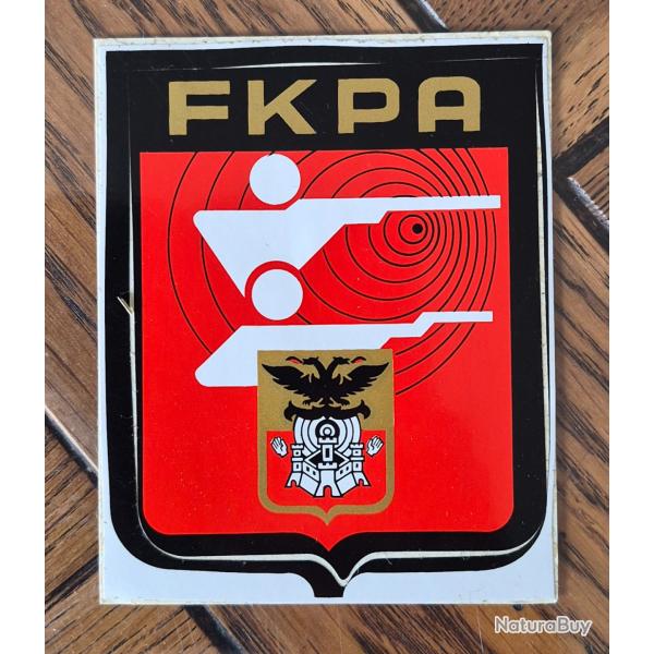 Autocollant chasse , tir , FKPA