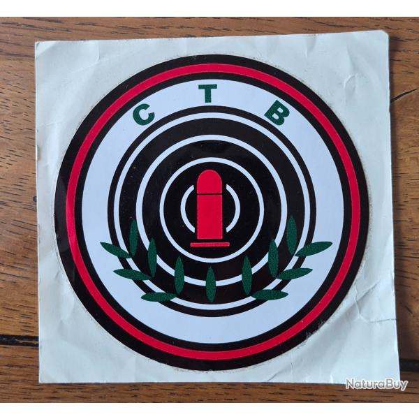 Autocollant chasse , tir ,CTB