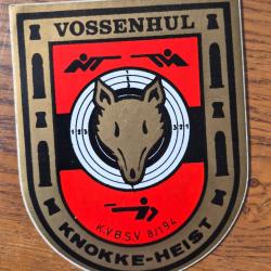 Autocollant tir ,  vossenhul
