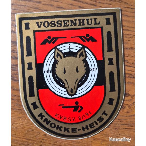 Autocollant tir ,  vossenhul