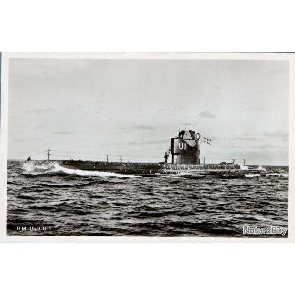Carte postale H. M. Ub�t U 1 - N�8975