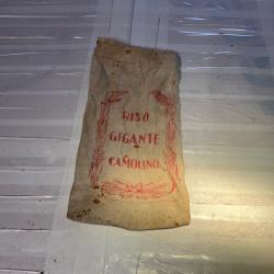 Ancien sac de riz italien