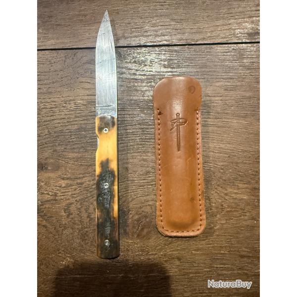 Couteau Perceval ��Le Fran�ais�� ivoire de Mammouth