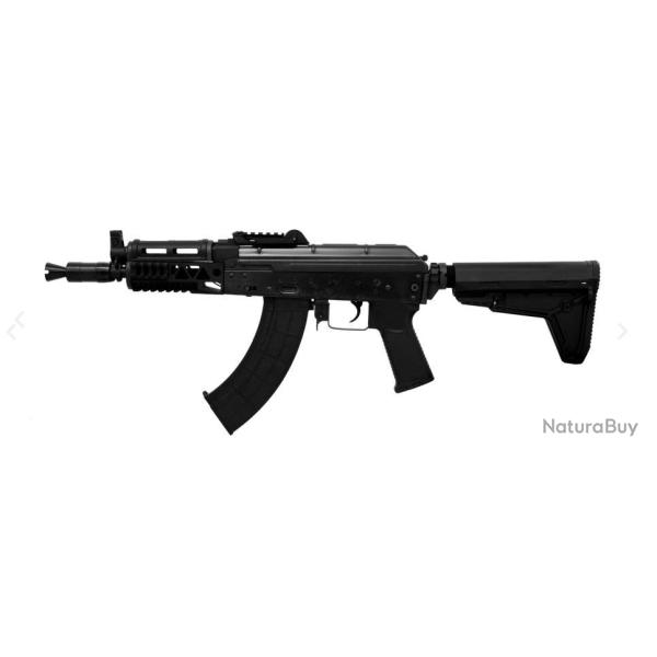R�plique airsoft AEG Bolt AK74-U Tactical noire 6 mm