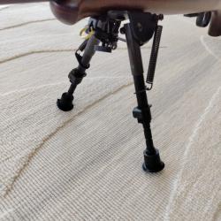 Bipied telescopique et repliable, montage sur grenadiere