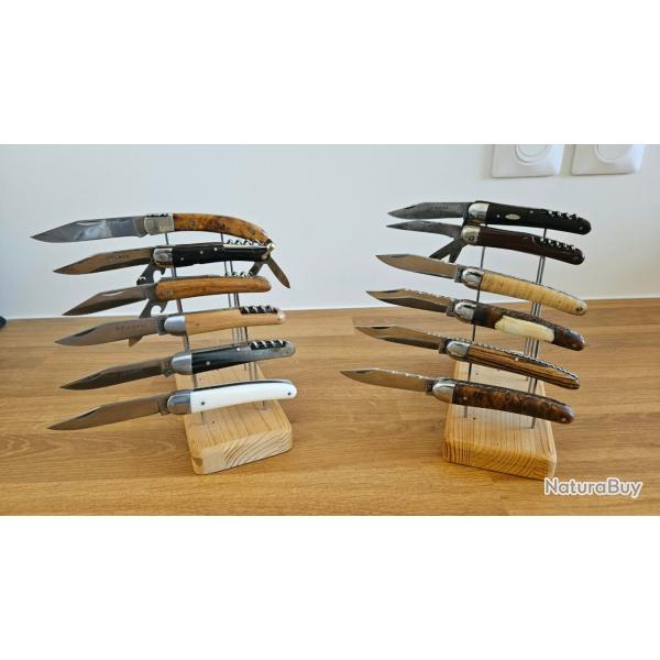 Lot de 12 couteaux de collection - Massu et Elsass