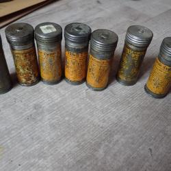 ANCIEN POT DE GRAISSE DE L'ARMEE SUISSE - Plein