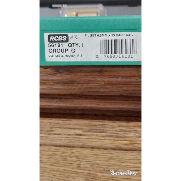 JEUX D'OUTILS RCBS EN 6,5x55  swedish mauser (N�2)