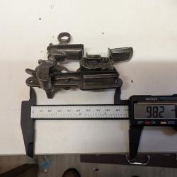 Platine &agrave; silex pour r&eacute;plique ancienne  un seul cran
