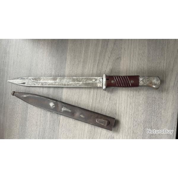 Ba�onnette + fourreau Mauser 98k