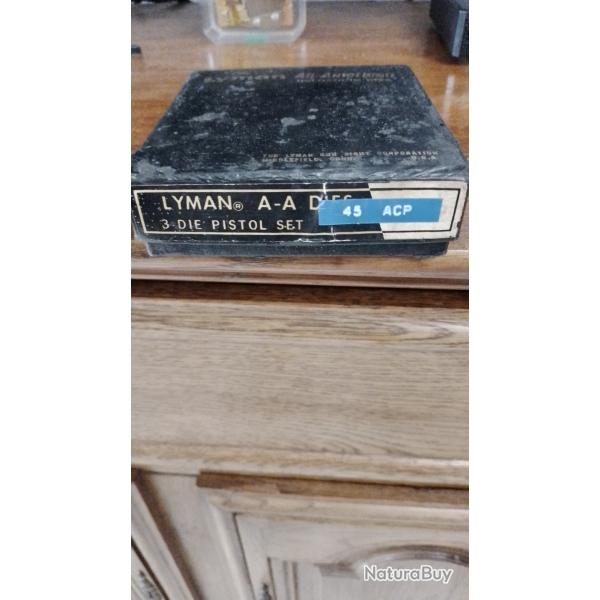JEUX D'OUTILS LYMAN EN 45 ACP