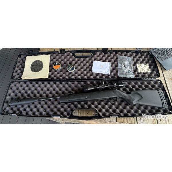 Carabine BSA Comet Evo Silentium + lunette x9 + plombs + mallette