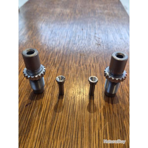 Lot de 2 recalibreurs LEE Precision .323 - 8 mm Mauser - Avec poussoirs