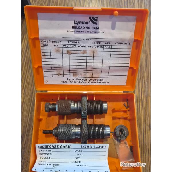 Jeu de 2 outils LYMAN calibre .222 Remington - Bo�te d'origine