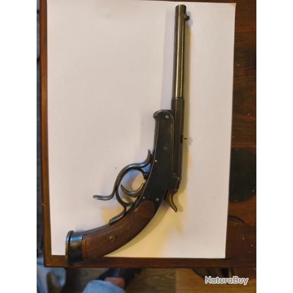 Var pistolet de salon Monaco allemand syst�me Schwarzenberg 6 mm Flaubert marquage bug