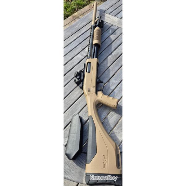 FUSIL A POMPE WINCHESTER SXP XTREM DARK EARTH CAL 12/76 + Point Rouge Bushnell TRS-25 + Accessoires