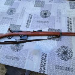 Fusil suisse Schmidt Rubin Mle 1889 - Tout au m&ecirc;me num&eacute;ro - Excellent canon + bretelle cuir