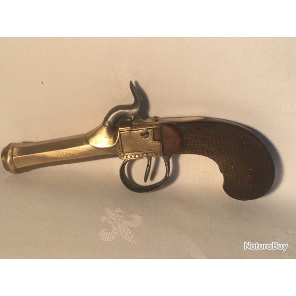 PISTOLET "queen Ann" bronze de marine � chemin�e