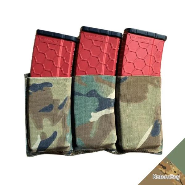 Porte Chargeur Triple "FAST FIT" Cordura� / Ten-Speed� - HONOR� MULTICAM
