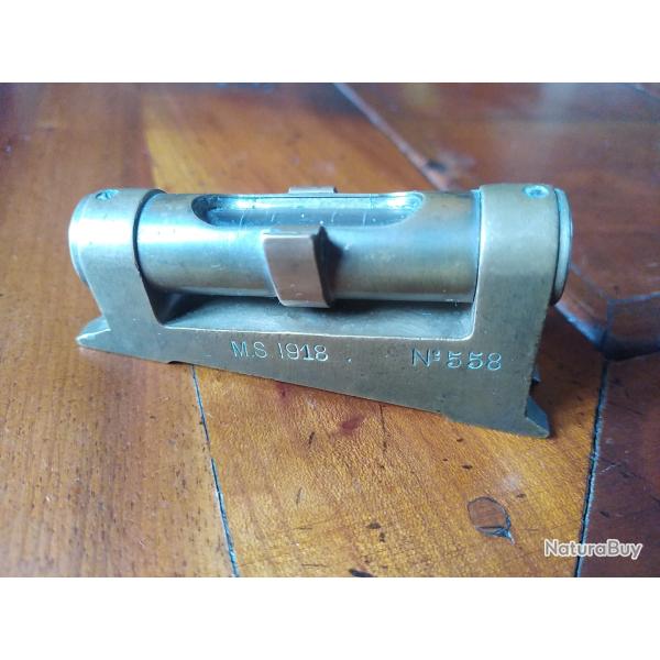 Niveau de pointage / Clinom�tre militaire Hotchkiss Mle 1918 - WW1 Militaria