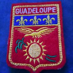 Insigne/ patch tissu brod&eacute; escadron de transport Guadeloupe