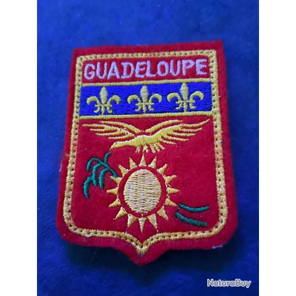 Insigne/ patch tissu brod� escadron de transport Guadeloupe