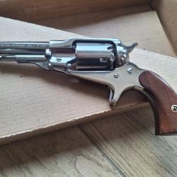 R&eacute;volver Pietta 1863 Remington Pocket Nickel&eacute; laiton calibre 31