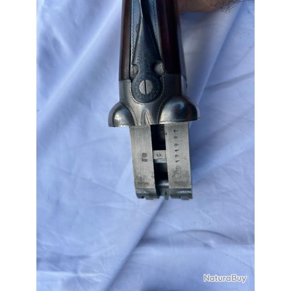 vends fusil Ugartechea calibre 12 canons juxtapos�s h�rit�