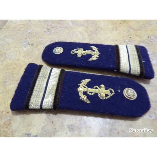 fourreau Enseigne de vaisseau de 1re classe marin marine pour chemisette( Lieutenant) Indochine