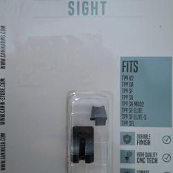 HAUSSE & GUIDON SUR&Eacute;LEV&Eacute;S CANIK Warren Tactical Suppressor Sight - Neuf sous blister officiel