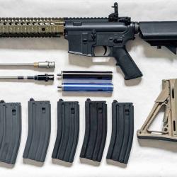 PTW Airsoft Colt MK18 MOD1 M4 AR + Accessoires