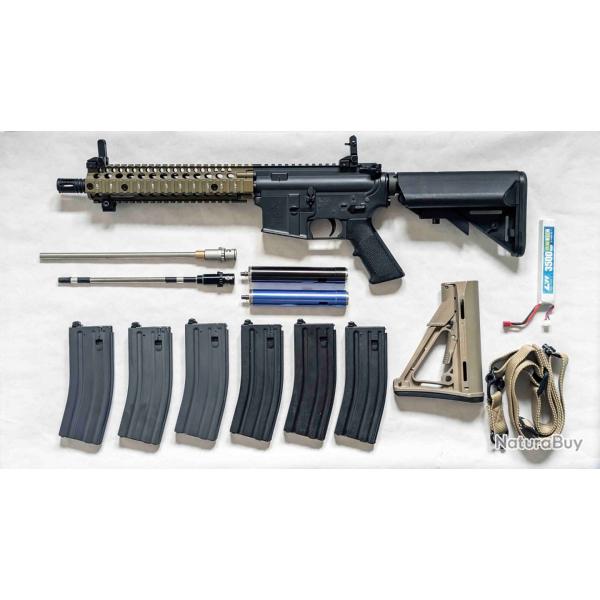 PTW Airsoft Colt MK18 MOD1 M4 AR + Accessoires