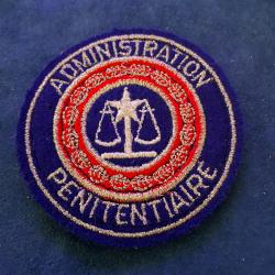 &Eacute;cusson/ patch tissu brod&eacute; administration p&eacute;nitentiaire