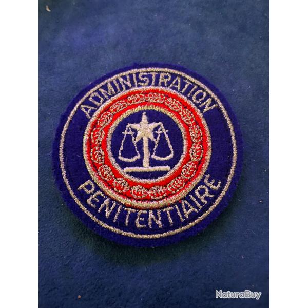 �cusson/ patch tissu brod� administration p�nitentiaire