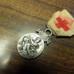 M&eacute;daille Soci&eacute;t&eacute; Fran&ccedil;aise de Secours aux Bless&eacute;s 1864-1866 guerre Franco Prussienne 1870 1871