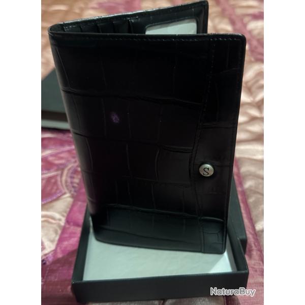 Portefeuille cuir Fiocchi Italy + Porte Carte