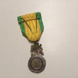 M&eacute;daille militaire fran&ccedil;aise - Ancien mod&egrave;le / Troupes coloniales (ou infanterie de marine)