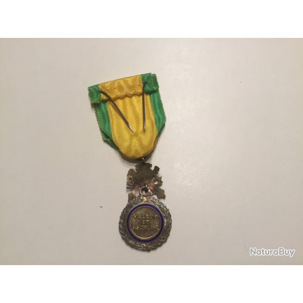 M�daille militaire fran�aise - Ancien mod�le / Troupes coloniales (ou infanterie de marine)