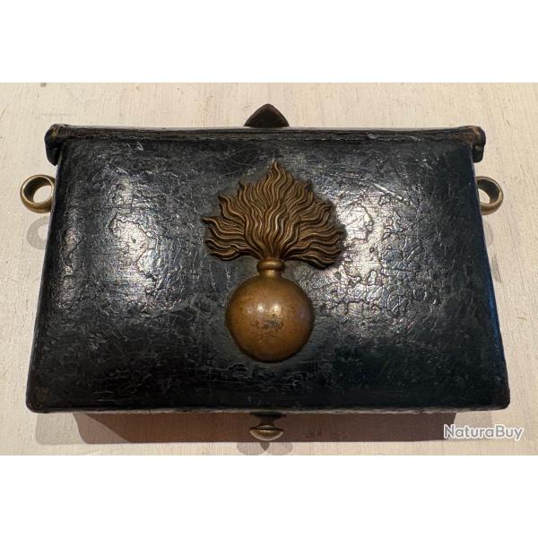 Giberne Cartouchi�re Gendarmerie Garde R�publicaine Mle 1889 WW1 - � restaurer