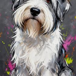 BERGER POLONAIS - autocollant chien de berger - collection GALT DOGS