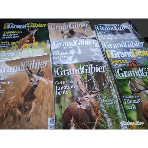 Vends revus grand gibier 9 revues au total neuf carl livr� en doublon 7e90 pi�ces