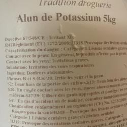alun de potassiom