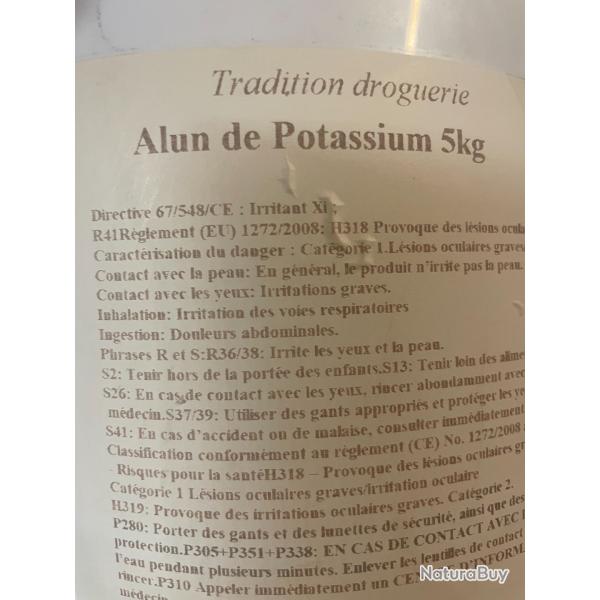 alun de potassiom