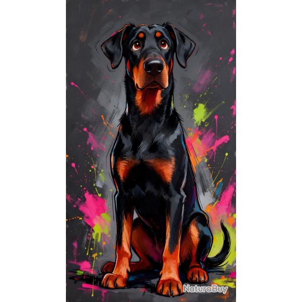 BEAUCERON - autocollant chien de berger - collection GALT DOGS