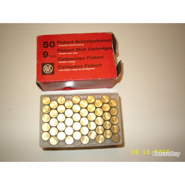 50 cartouches 9mm flobert