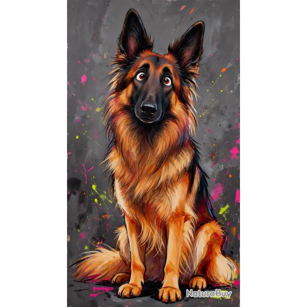 BERGER BELGE TERVUEREN - autocollant chien de berger - collection GALT DOGS