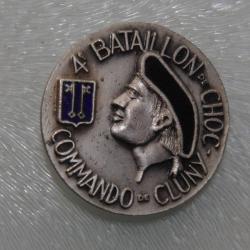 --4 &deg; BATAILLON DE CHOC  --COMMANDO  DE CLUNY --1944-1945 ----1 &deg; ARMEE FRANCAISE  ------LIBERATION