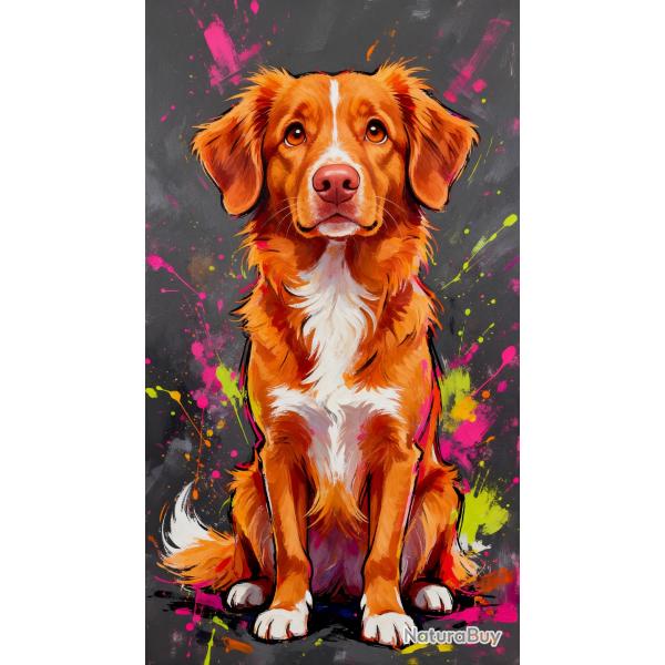 Nova Scotia Duck Tolling Retriever - autocollant chien de chasse - collection GALT DOGS