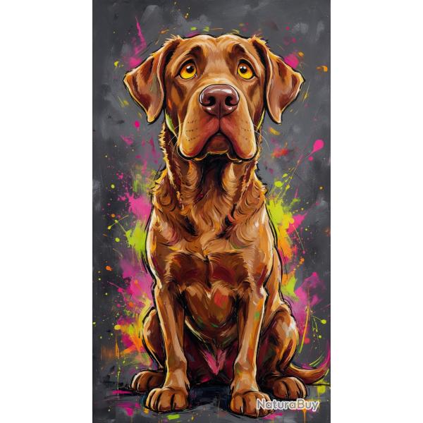 Chesapeake Bay Retriever - autocollant chien de chasse - collection GALT DOGS