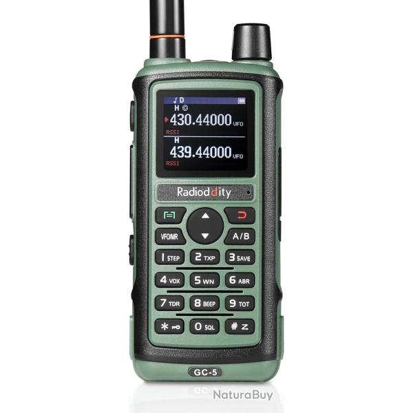 Talkie Walkie DTMF Radio Bidirectionnelle 999 Canaux 144-146/430-440 MHz VOX Licence Longue Port�e